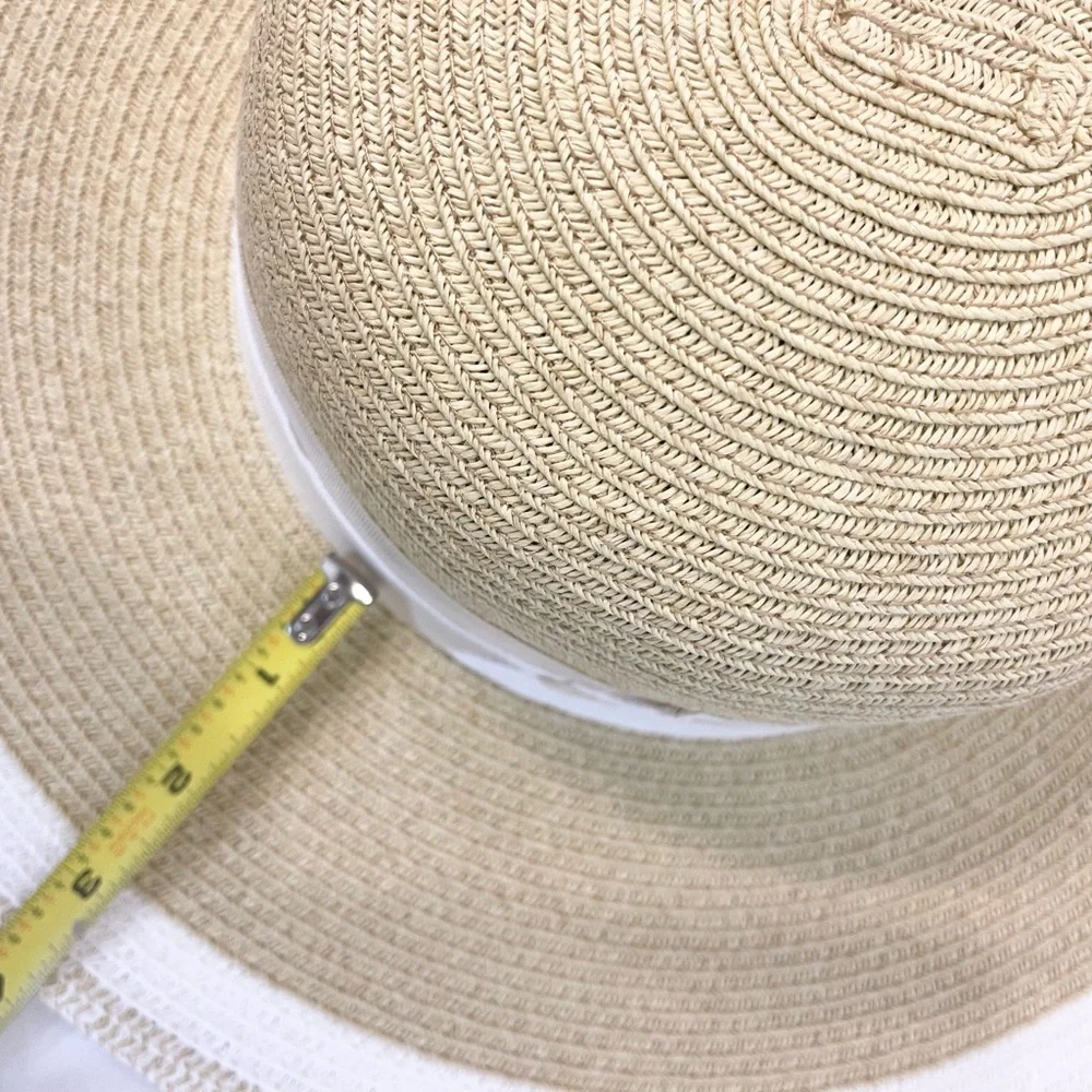 Nine West NWOT Beige Wide-Brim Hat